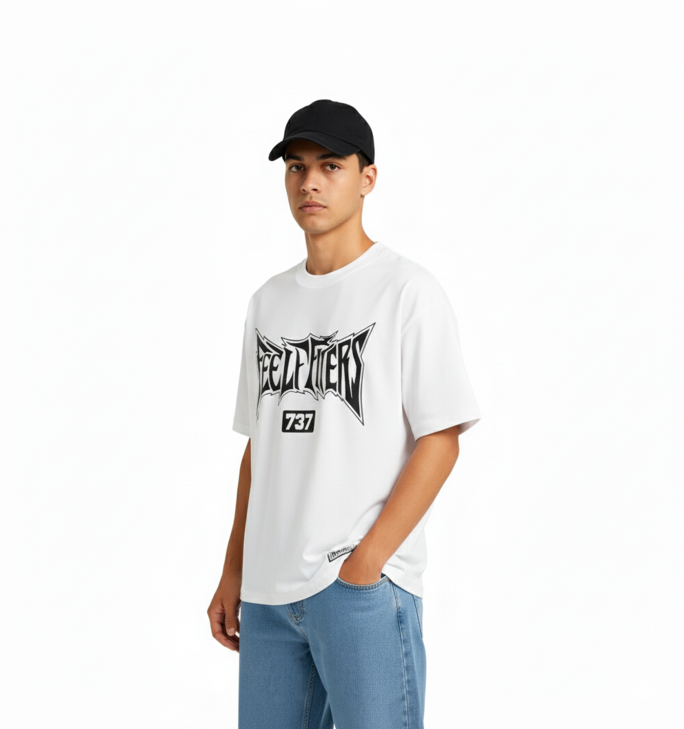 PHANTOM WHITE 737 T-SHIRT