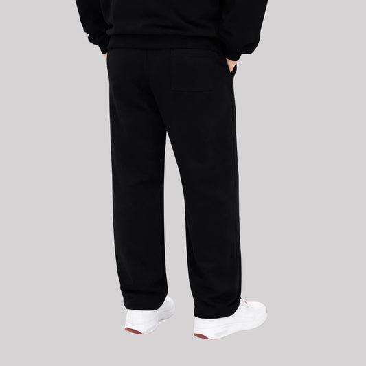 BLACK-BAGGY FIT SWEATPANT
