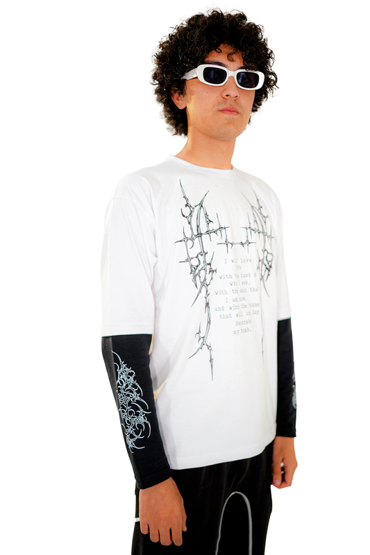 MORTAL VERSE-DOUBLE SLEEVE TSHIRT