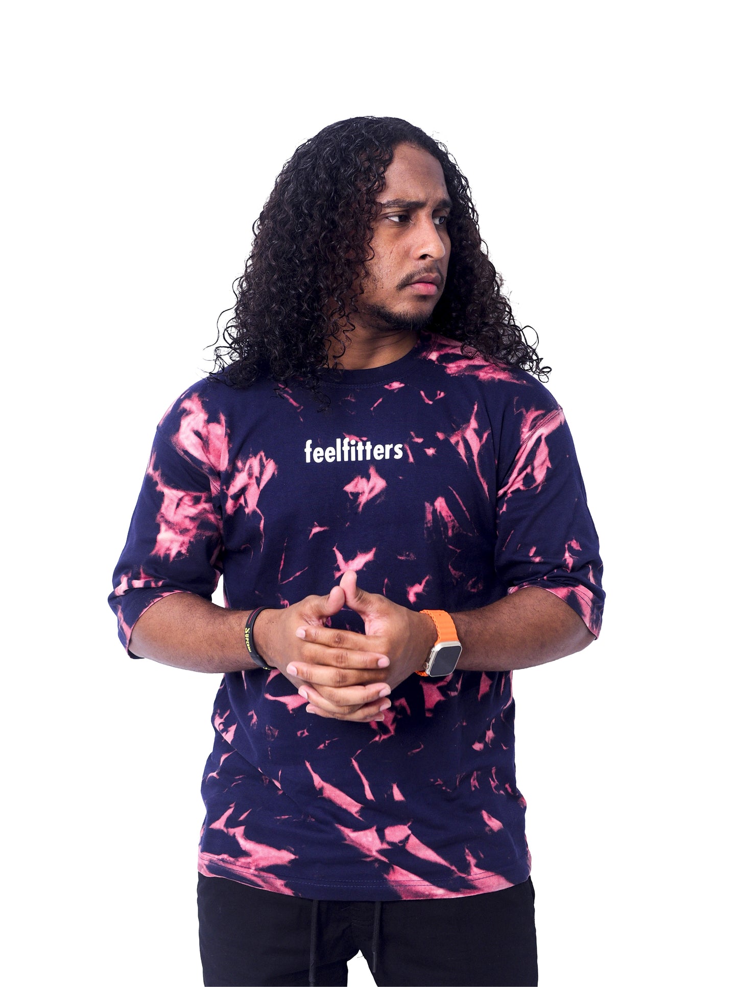 SPLASH DYE DROP SHOULDER T-SHIRT