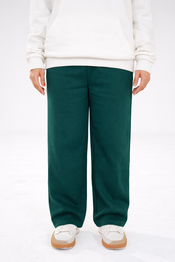 EMERALD GREEN-BAGGY SWEATPANT