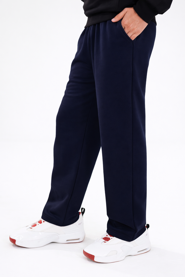 NAVY BLUE-BAGGY FIT SWEATPANT