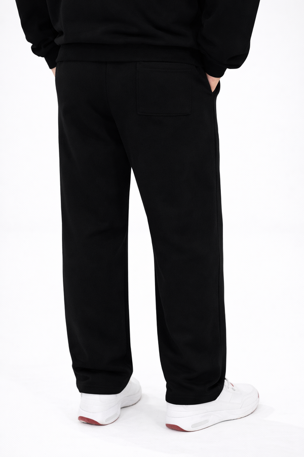 BLACK-BAGGY FIT SWEATPANT