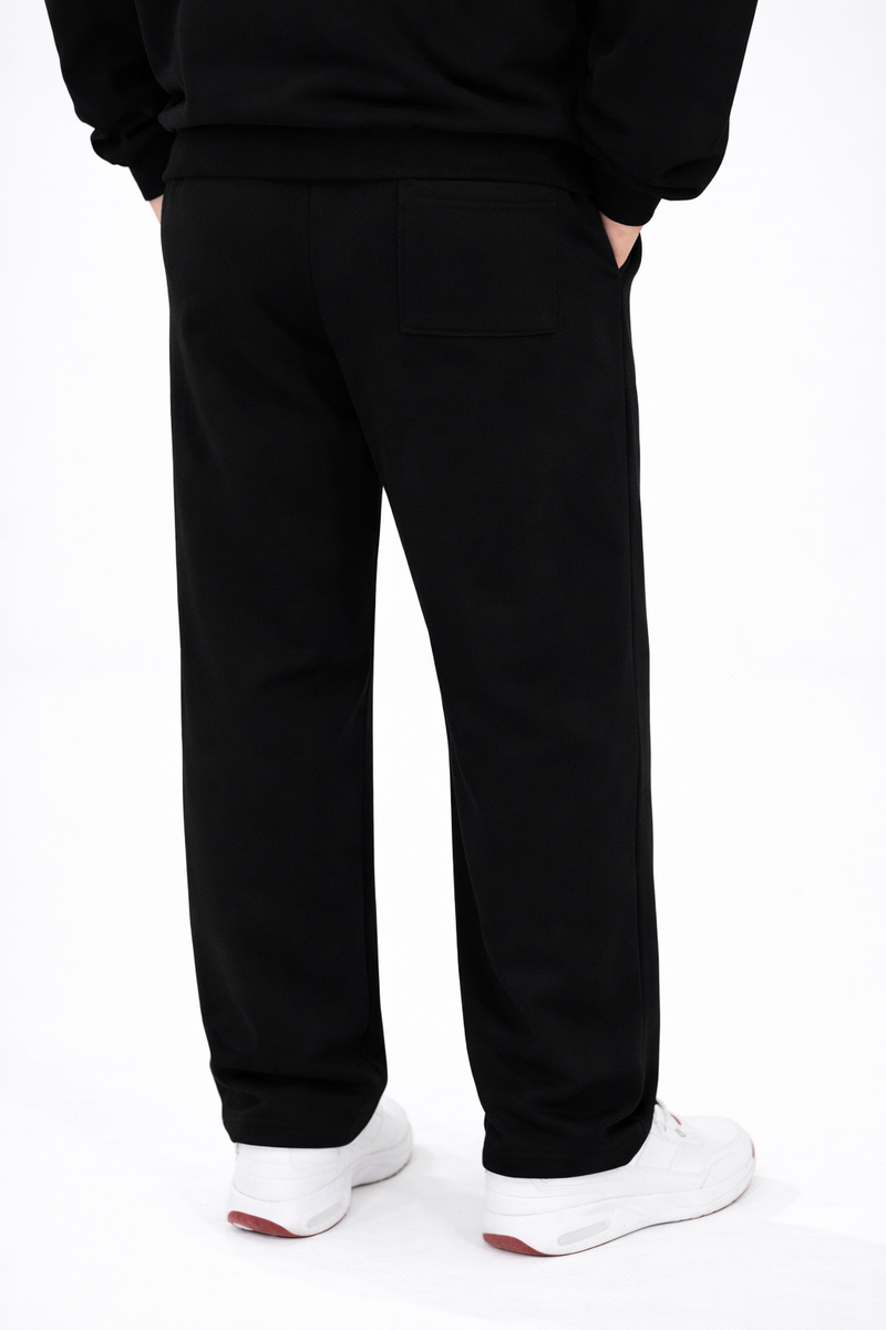 BLACK-BAGGY FIT SWEATPANT