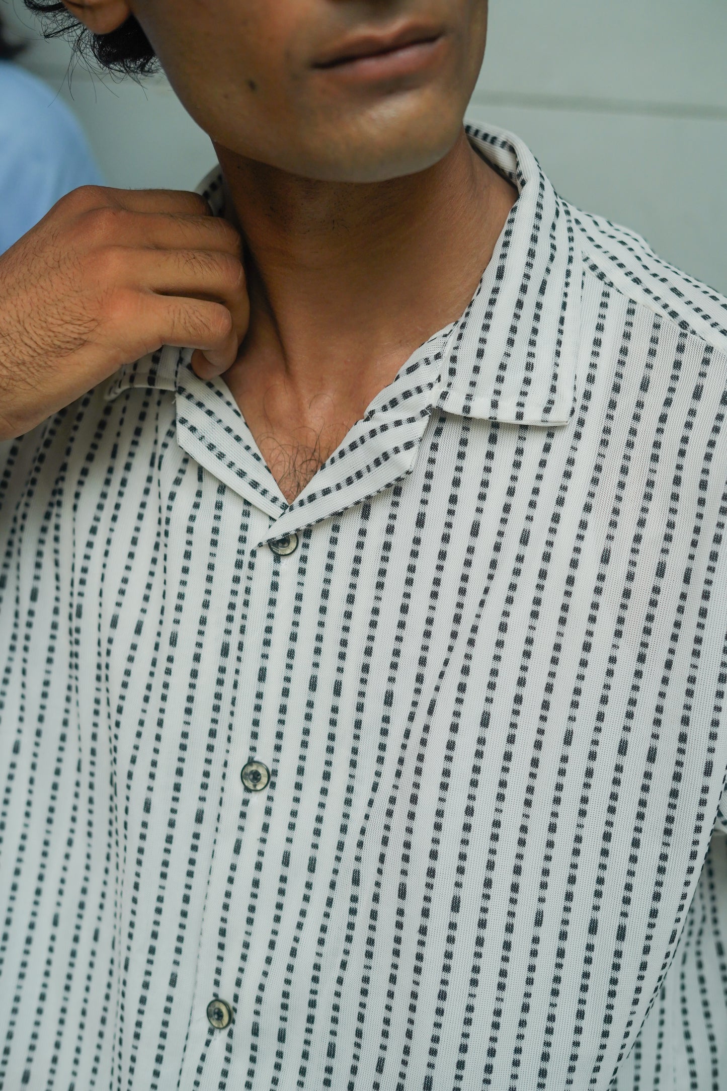 BAGGY FIT RESORT COLLAR SHIRT