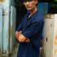 MIDNIGHT BLUE BAGGY FIT HALF SLEEVES SHIRT