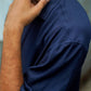 MIDNIGHT BLUE BAGGY FIT HALF SLEEVES SHIRT