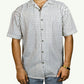 BAGGY FIT NET STRIPED SHIRT