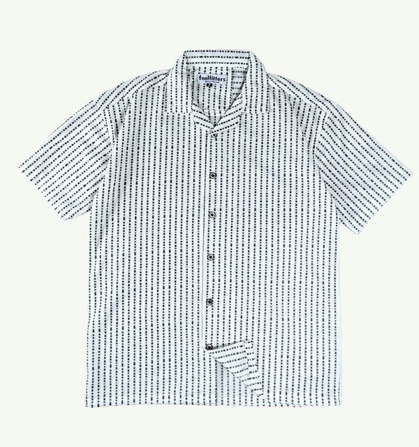 RESORT COLLAR STRIPED SHIRT