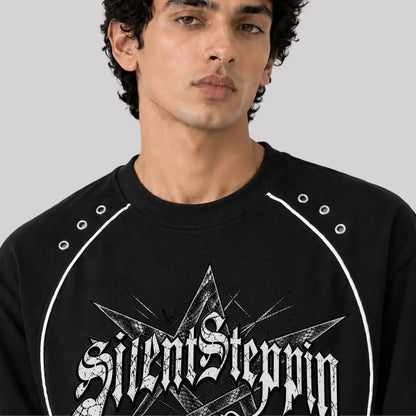 Silent Steppin Boxy Fit - Black