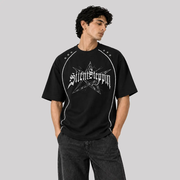 Silent Steppin Boxy Fit - Black