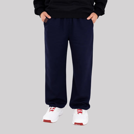 NAVY BLUE-BAGGY FIT SWEATPANT
