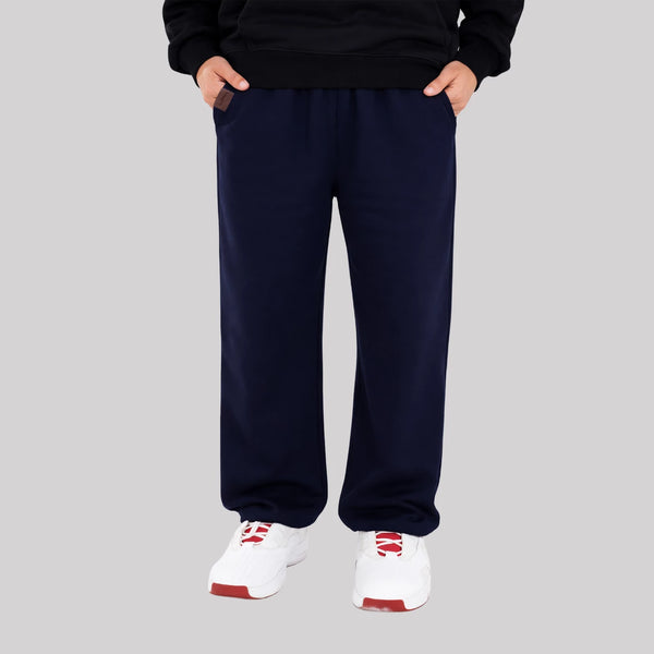 NAVY BLUE-BAGGY FIT SWEATPANT