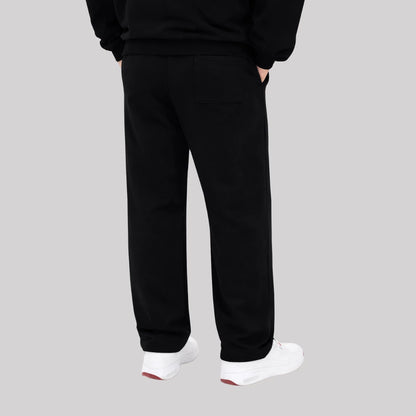 BLACK-BAGGY FIT SWEATPANT