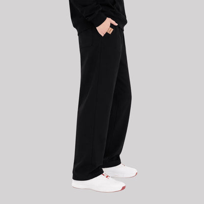 BLACK-BAGGY FIT SWEATPANT