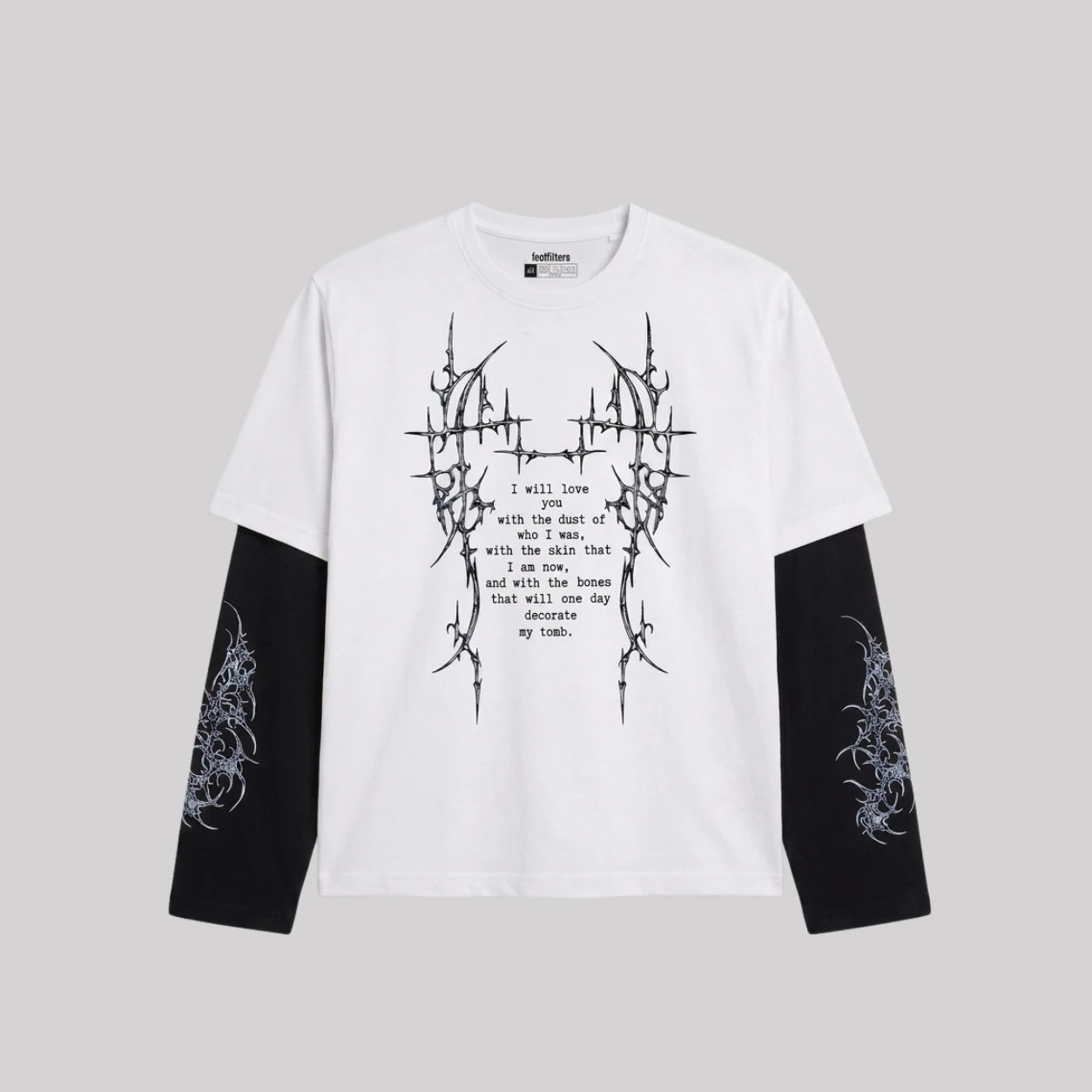 MORTAL VERSE-DOUBLE SLEEVE TSHIRT