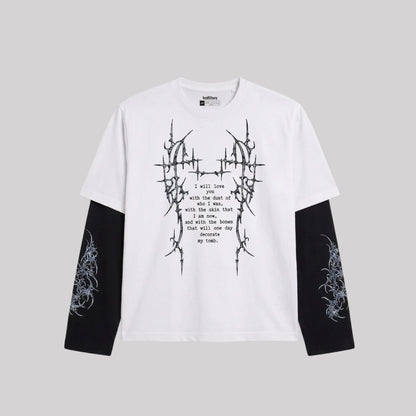 MORTAL VERSE-DOUBLE SLEEVE TSHIRT