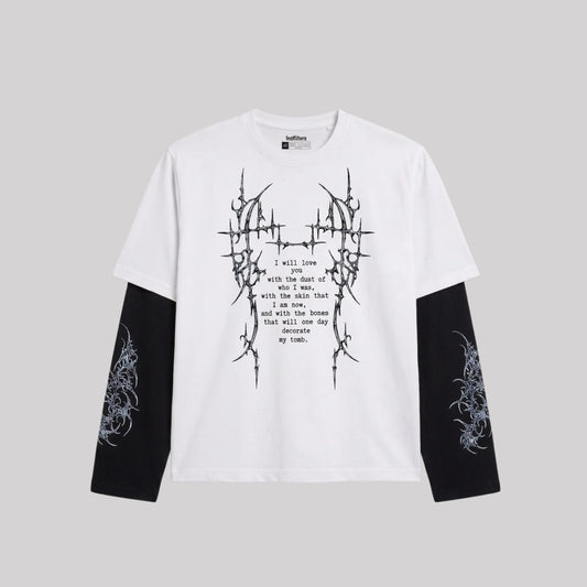 MORTAL VERSE-DOUBLE SLEEVE TSHIRT