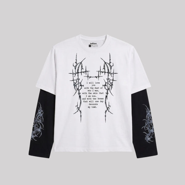MORTAL VERSE-DOUBLE SLEEVE TSHIRT