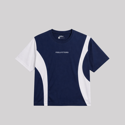 WAVE PANEL BOXY TEE