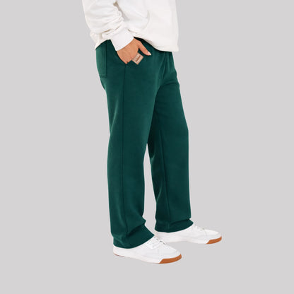 EMERALD GREEN-BAGGY SWEATPANT