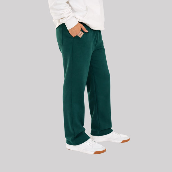 EMERALD GREEN-BAGGY SWEATPANT