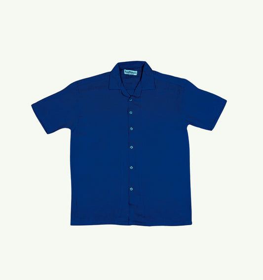 MIDNIGHT BLUE BAGGY FIT HALF SLEEVES SHIRT